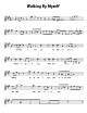 Walking By Myself - Piano Sheet