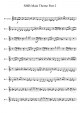 SMB Main Theme Part 2 - Piano Sheet