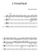 L'inexpliqué - Piano Sheet