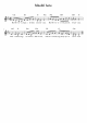 Másfél hete  - Piano Sheet