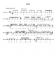 Snare Solo #2 - Piano Sheet