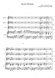 Kyrie Eleison Complete - Piano Sheet