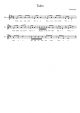 Tideo - Piano Sheet