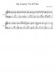 My Country 'Tis Of Thee - Piano Sheet
