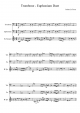 Trombone,Trumpet and Euphonium Duet - Piano Sheet