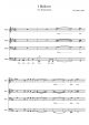 I Believe  - Piano Sheet