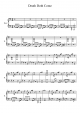 Death Doth Come - Piano Sheet