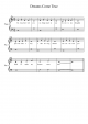Dreams Come True - Piano Sheet
