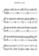 MODERN JAZZ - Piano Sheet