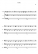 Tuba Cheer Draft 1 - Piano Sheet