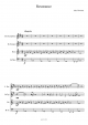 Resonance - Piano Sheet