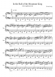 In the Hall of the Mountain King (Dovregubbens Hall) - Piano Sheet