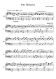 Pure Memories (second draft) - Piano Sheet