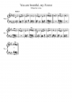 You are beautiful, my Forest - Piano Sheet