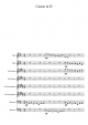 Canon in D (woodwind) - Piano Sheet