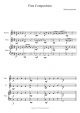 First Composition - Piano Sheet