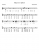 Høyt over fjellet - Piano Sheet