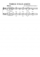 3-fold amen - Piano Sheet
