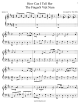How can i tell her - Piano Sheet