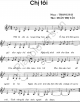 Chị Tôi - thơ Đoàn Thị Tảo - nhạc Trọng Đài - Sheet Music
