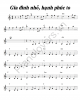 Gia Đình Nhỏ, Hạnh Phúc To - Sheet Music