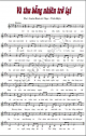 Và Thu Bỗng Nhiên Trở Lại - thơ Luân Hoán - nhạc Vĩnh Điện - Sheet Music