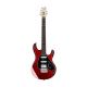 Sterling S.U.B Series Silo 3 Electric Guitar, Rosewood Neck, Red