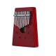 Đàn Kalimba WOIM 10 Phím Gỗ Đỏ Chấm - Thumb Piano 10 Keys