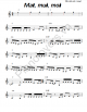 Mắt Mũi Môi - Sheet Music