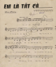 Em Là Tất Cả - Sheet Music