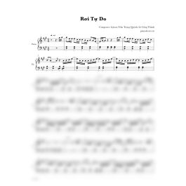 Rơi Tự Do - LyHan - Em Xinh Say Hi - Piano Sheet