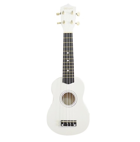 COMBO ĐÀN UKULELE SOPRANO TRẮNG + BAO DA